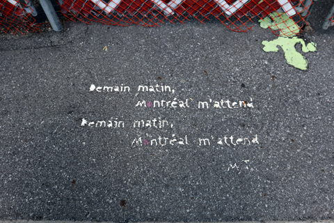 dans la rue à Montréal - l'autre ailleurs au Canada