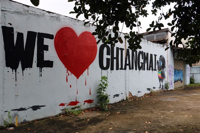 Street art à Chiang Mai - l'autre ailleurs, une autre idée du voyage Retour à Chiang Mai