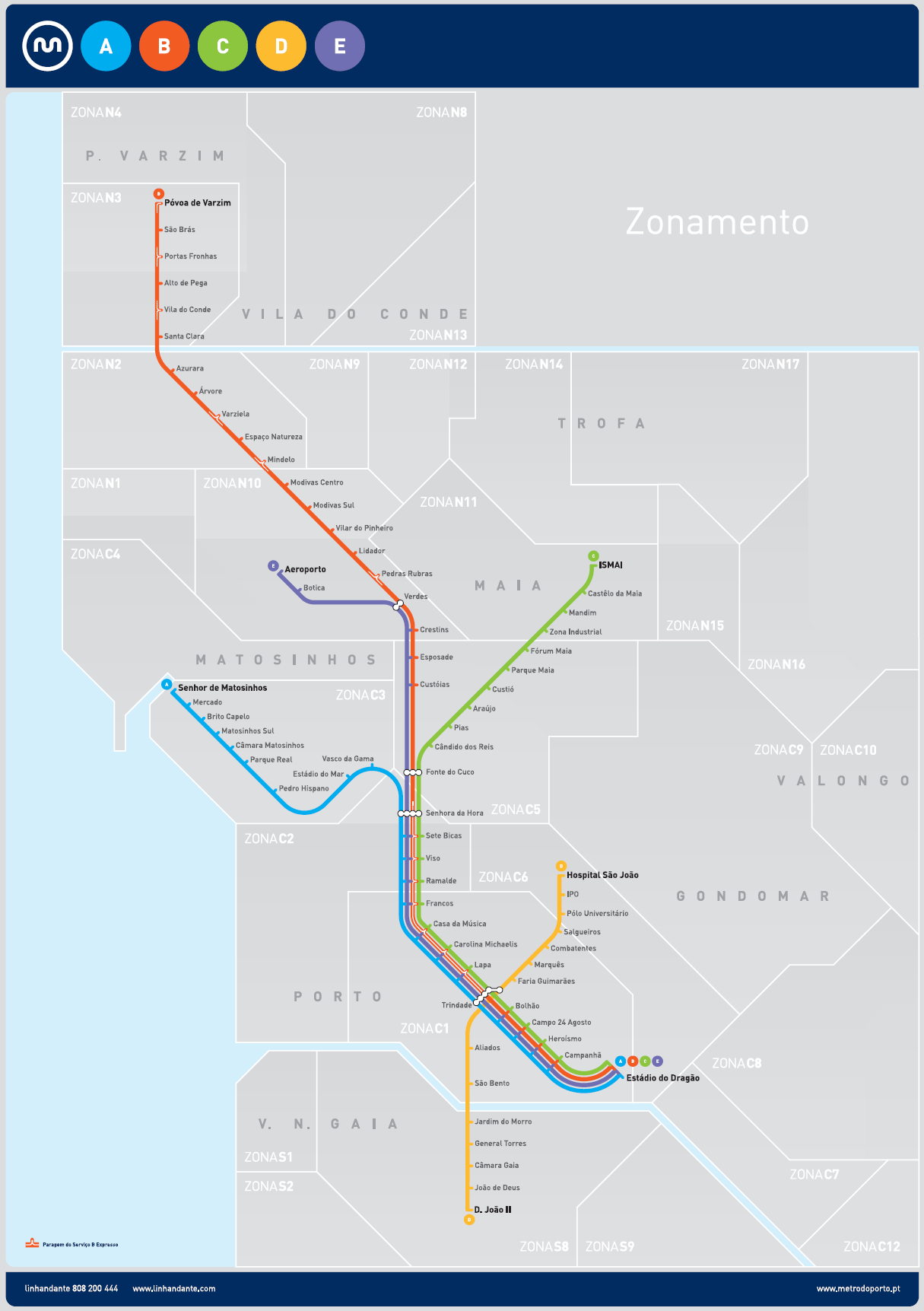 Plan du metro