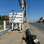 sur la route de Chiang Dao, depuis Chaing Mai.