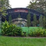 la piscine à 38° sur le site des sources chaudes de San Kamphaeng à 35 km de Chiang Mai.