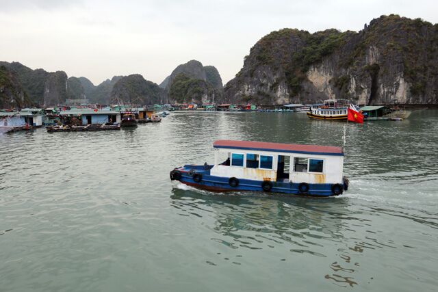 dans la baie de ha long