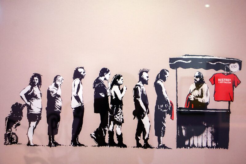 visite de l'exposition Banksy au MOCA (Museum of Contemporary Art) de Bangkok.