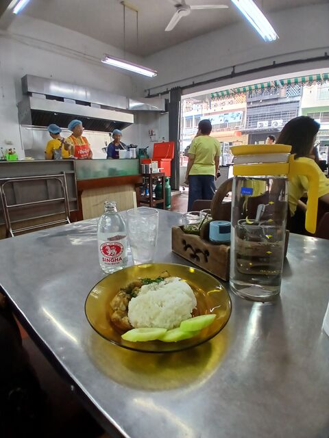 Dernier dejeuner au Lin Chu An restaurant de Hatyai