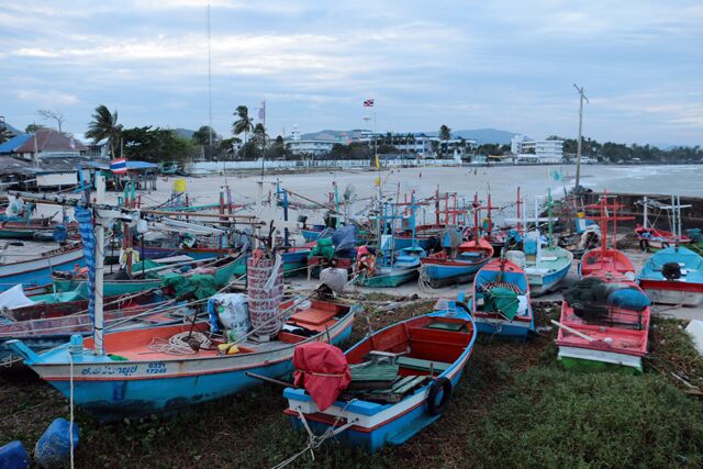 bateaux de peche de hua hin 9160