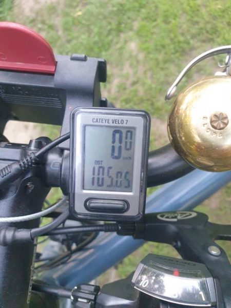 Voyage en vélo, été 2023.100 km pour cette étape de Sommières à Saint-Juste d'Ardèche.